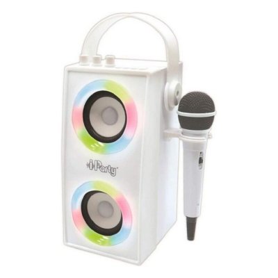 Bärbar Högtalare iParty Lexibook Bluetooth 4 V Vit