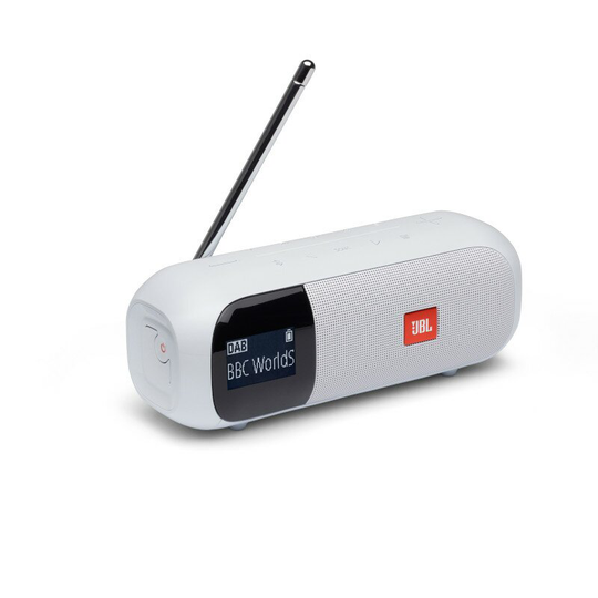 JBL Tuner 2 Bärbar DAB/FM Radio med bluetooth - Vit