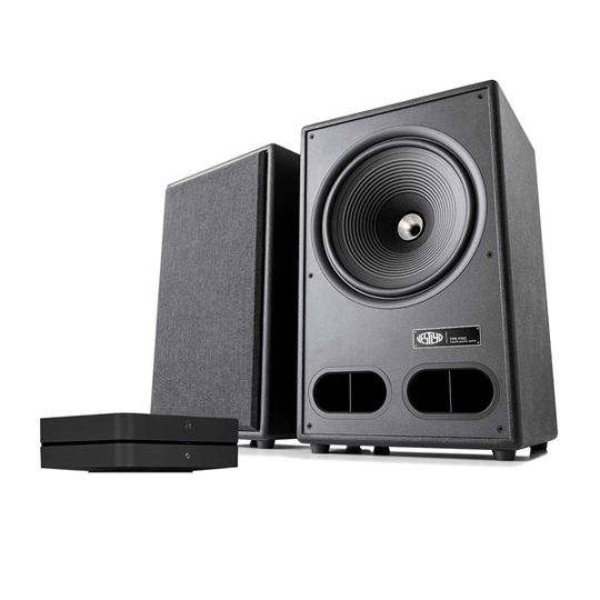 Bluesound POWERNODE (N330) + Vestlyd V15C Stereoanläggning
