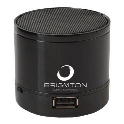 Bluetooth Högtalare BRIGMTON BAMP-703 3W FM (Färg: Svart)