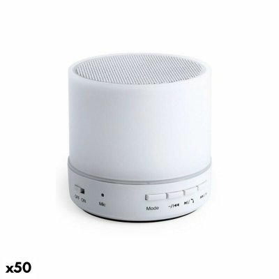 Bluetooth högtalare med LED-belysning 146086 (50 antal) (Färg: Vit)