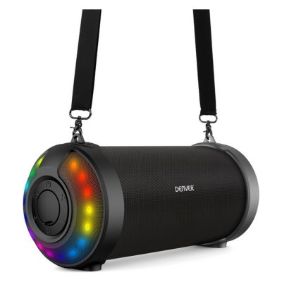 Bluetooth Högtalare Denver Electronics Svart 1500 mAh 8,5 W LED RGB