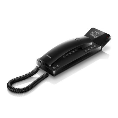 "Markkabeltelefon Philips M110B/23 2,75"" Svart"