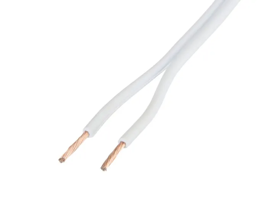 Högtalarkabel 1,5 mm² Vit 10 m