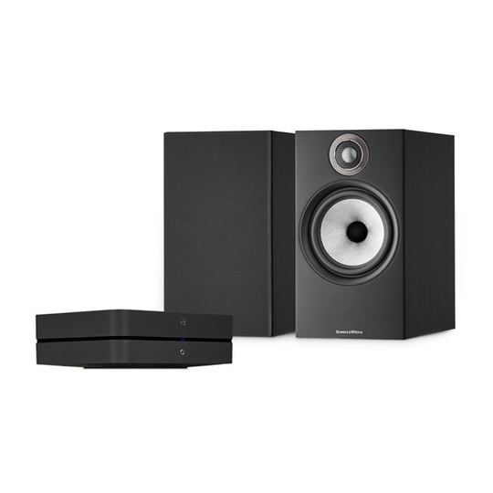 Bluesound POWERNODE (N330) + B&W 606 S2 AE Stereoanläggning