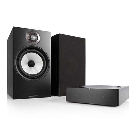 Sonos Amp + Bowers & Wilkins 606 S2 AE Stereoförstärkare med streaming