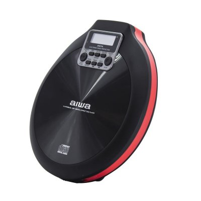 CD/MP3-spelare Aiwa PCD810RD Laptop Röd Svart