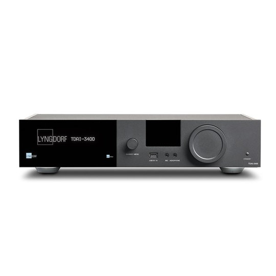 Lyngdorf TDAI-3400 Stereoförstärkare med streaming