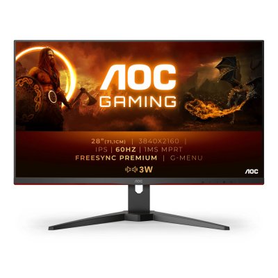 "Monitor AOC U28G2AE/BK 3840 x 2160 px LED 28"""