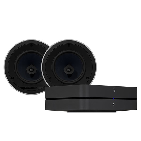 Bluesound POWERNODE (N330) + 2 x B&W CCM682 + 2 x DALI Backbox Installation system