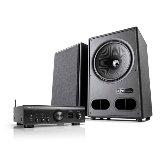 Denon PMA-900HNE + Vestlyd V15C Stereoanläggning