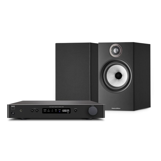 NAD C338 + B&W 606 S2 Stereoanläggning