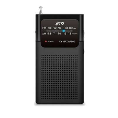 Radio SPC SPC Icy Max Svart AM/FM-tuner