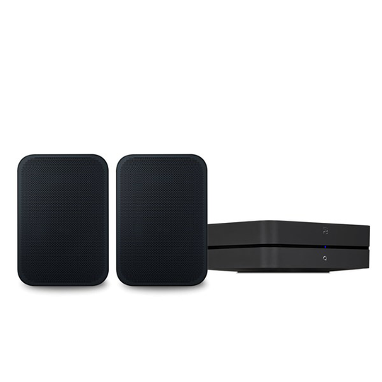 Bluesound POWERNODE (N330) + PULSE FLEX 2i Musikanläggning med streaming
