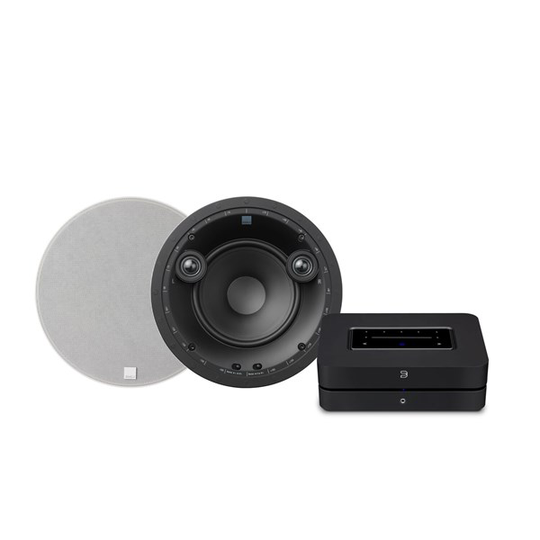Bluesound POWERNODE (N330) + 2 x Phantom E60S + Phantom Backbox Uni 25L Installation system