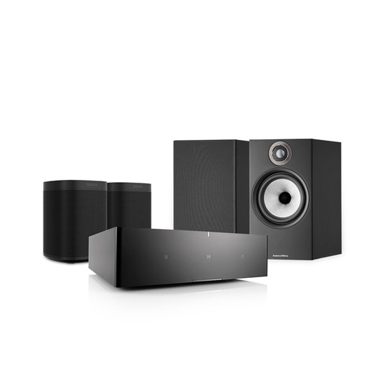 Sonos Amp + One SL (x2) + Bowers & Wilkins 607 S2 Trådlös surround