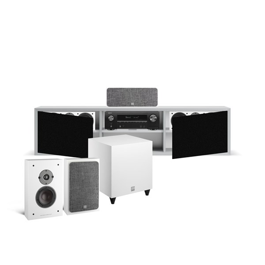 DALI Oberon On-Wall + Vokal + SUB-C-8 D + unnu + Denon AVR-X2800H - 5.1 Hemmabiosystem