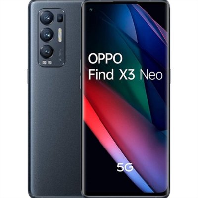 "Smartphone Oppo Find X3 Neo 5G 6,55"" 12 GB LPDDR4X Snapdragon 865 Svart 256 GB"