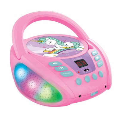 CD/MP3-spelare Lexibook Bluetooth Rosa Barn Enhörning