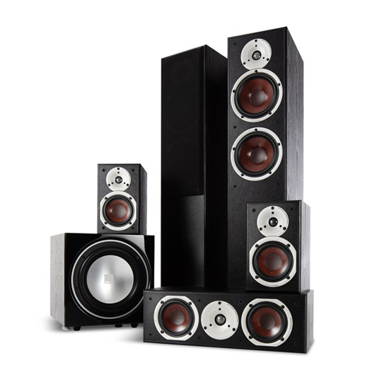 DALI SPEKTOR 6 + SPEKTOR 1 + SPEKTOR VOKAL + SUB E-9 F 5.1 Högtalarsystem
