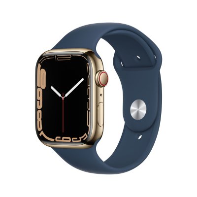 Smartklocka Apple Watch Series 7 Blå Gyllene