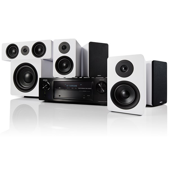 Denon AVR-S660H + Argon Audio ALTO Surround 5.1 Hemmabiosystem