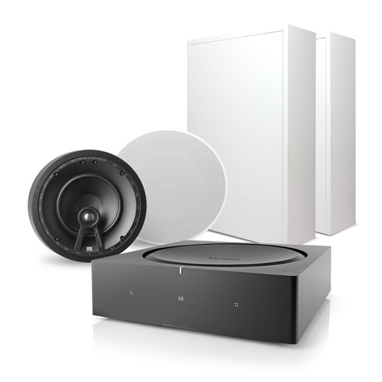 Sonos Amp + DALI Phantom E-80 Installation system