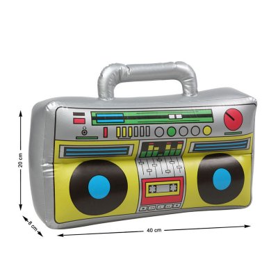 Kassettradio 40 x 20 x 8 cm Maskeraddräktsaccessoarer Upplåsbar 80-talet