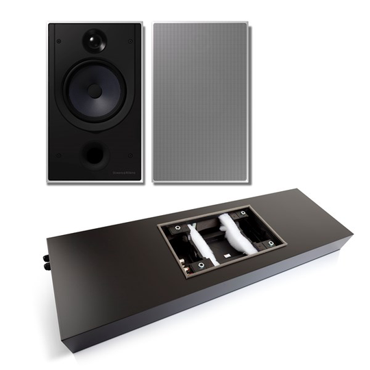 Bowers & Wilkins CWM8.5 D + BB CWM8.5 In-wall-högtalare