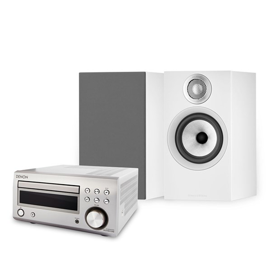 Denon RCD-M41 + Bowers & Wilkins 607 S2 Stereoanläggning