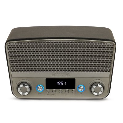 Radio Aiwa BSTU750BK 50W Högtalare Silvrig Svart Vintage