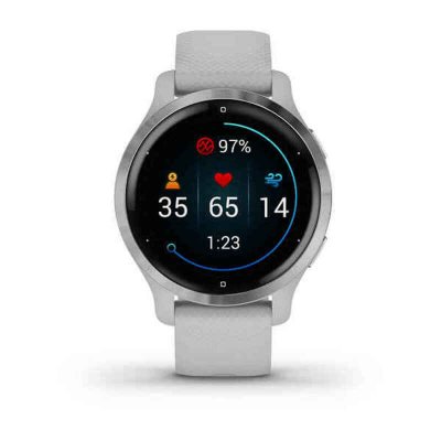"Smartklocka GARMIN Venu 2S 1,1"" Silvrig"