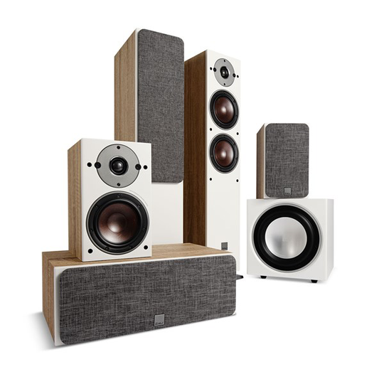 DALI OBERON 5 + OBERON 1 + OBERON VOKAL + SUB E-9 F Hemmabiosystem
