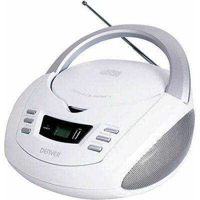 CD/MP3-spelare Denver Electronics TCU-211WHITE