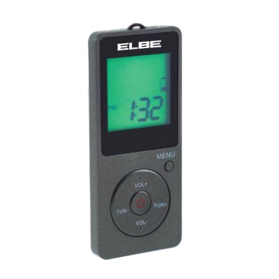 Bärbar Digitalradio ELBE RF95 Mörkgrå AM/FM Sportig