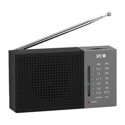 Radiotransistor SPC Internet 4584N JETTY LIT AM/FM LR6 Grå