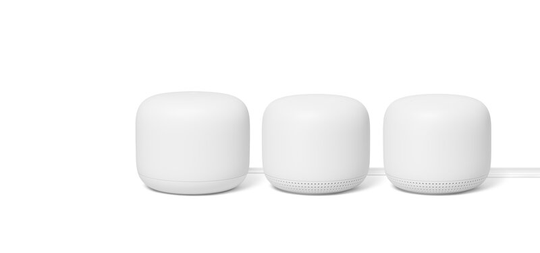 Google Nest Wifi Router+2-pack Point - Vit