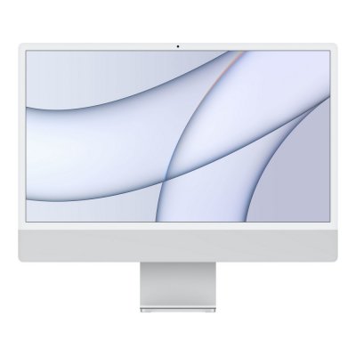 "Bordsdator Apple iMac 4.5K (2021) 24"" M1 Chip 8 GB RAM 512 GB SSD Silvrig"