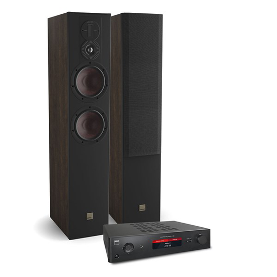 NAD C368 + DALI Opticon 6 Mk2 Stereoanläggning