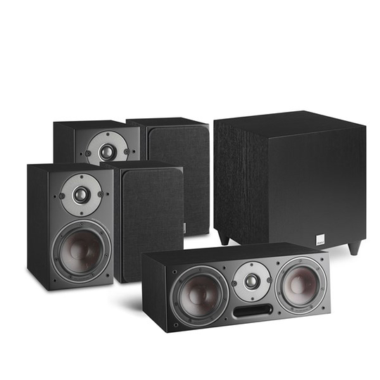 DALI Oberon 1 + Oberon Vokal + Sub C-8 D 5.1 Högtalarsystem
