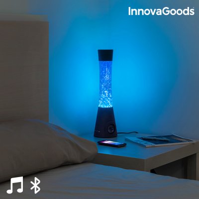 Lavalampa med högtalare och Mikrofon Flow Lamp InnovaGoods