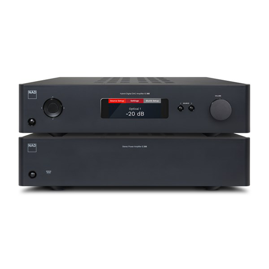 NAD C368 + C268 Förstärkare med Bluetooth