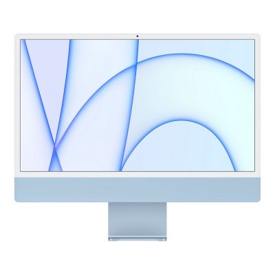 "All in One Apple iMac 4.5K (2021) Blå Azerty Franska M1 256 GB SSD 8 GB RAM 24"""