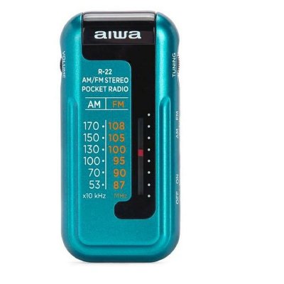 Transistorradio Aiwa R22TQ Turkos AM/FM