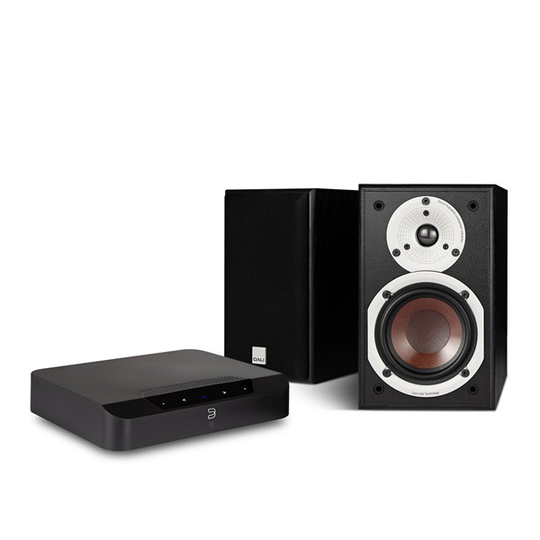 Bluesound POWERNODE EDGE (N230) + DALI SPEKTOR 1 Stereoanläggning