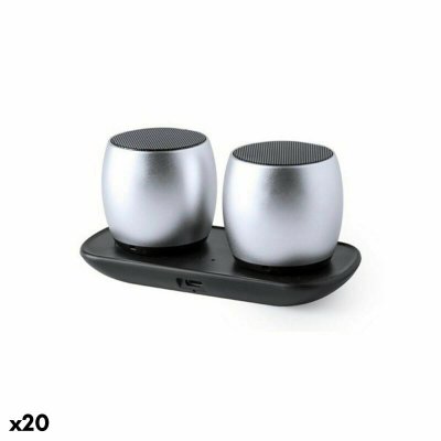 Trådlösa Bluetooth högtalare 146054 (20 antal) (Färg: Silvrig)