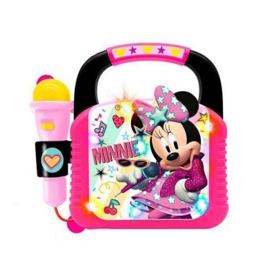 Högtalare med Karaoke Mikrofon Minnie Mouse Fuchsia