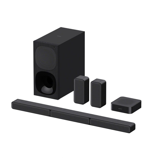 Sony HTS40R 5.1-kanaligt Hemmabiosystem med trådlösa bakre högtalare - Svart